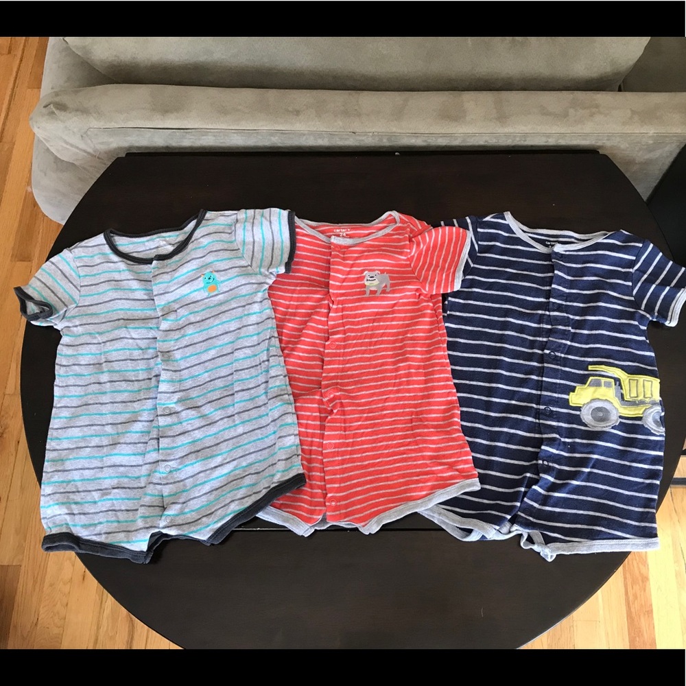 3 24m Carter’s Rompers